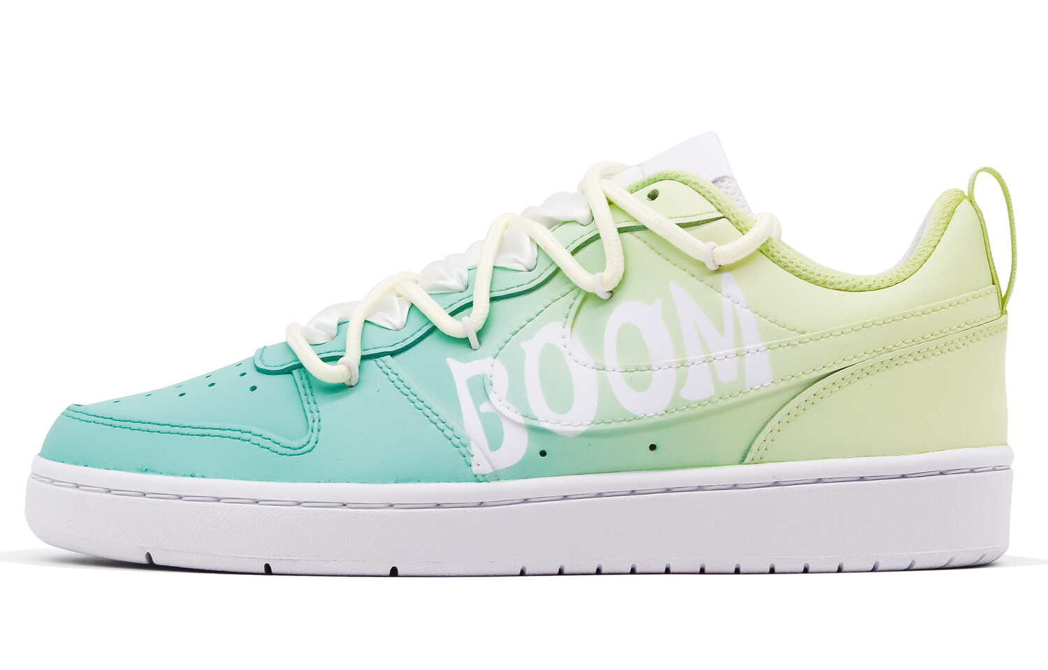 

Кроссовки Nike Court Borough Skateboarding Shoes Women's Low-top Blue/yellow, черный/серо-синий
