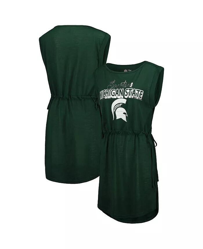 

Женский зеленый купальник Michigan State Spartans GOAT, накидное платье-платье G-Iii 4Her By Carl Banks