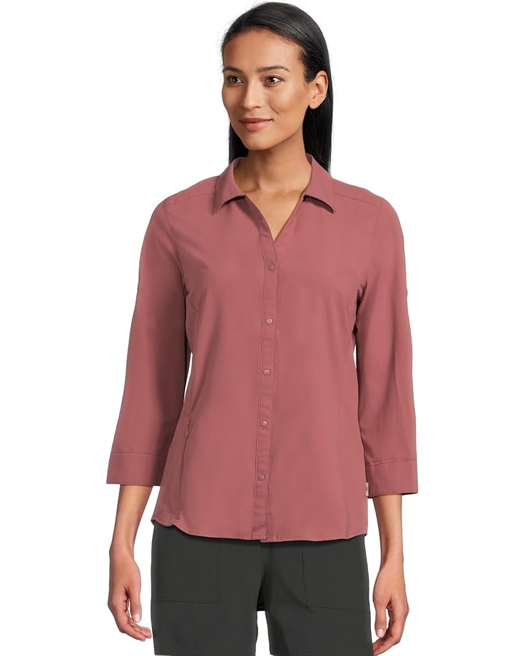 

Женская футболка Royal Robbins Expedition Pro 3/4 Sleeve, Wild Rhubarb