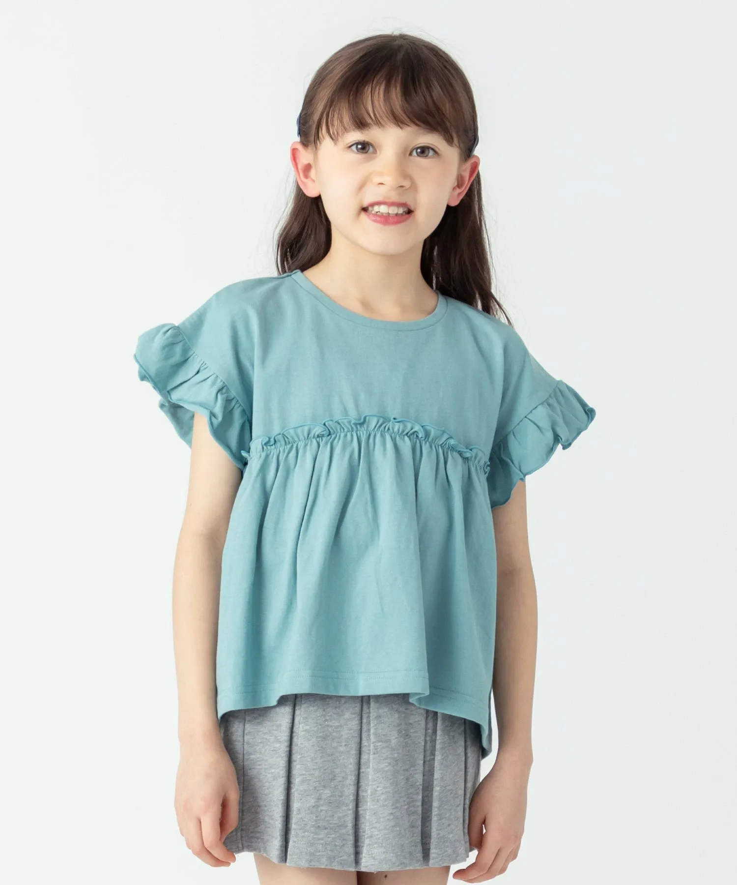 Футболка с дизайном «переключатель на груди» Ever Closet, Mineral Blue