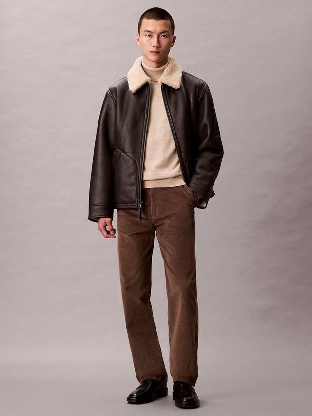 

расслабленные прямые брюки из вельвета Calvin Klein, Morel