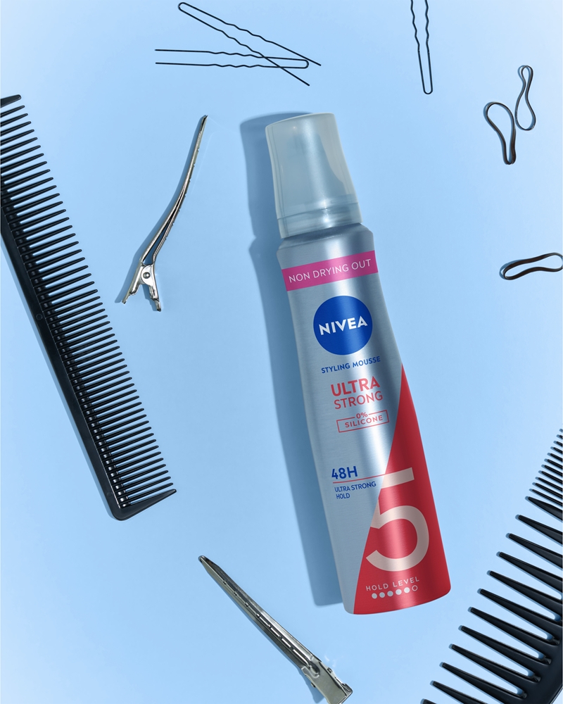 Ультрасильный мусс для укладки волос Nivea, 150 мл — фото 3