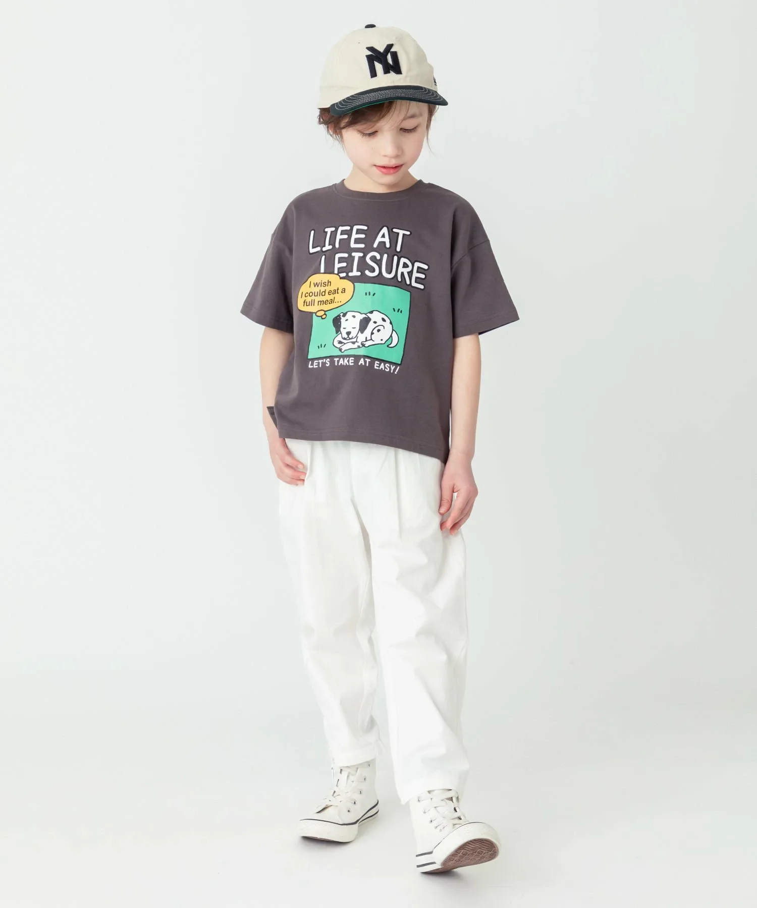 Футболка с животным принтом Ever Closet, C. Charcoal