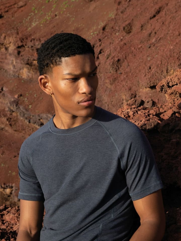 

Мужская футболка с круглым вырезом антрацитового цвета Calida, Черный, Мужская футболка с круглым вырезом антрацитового цвета Calida