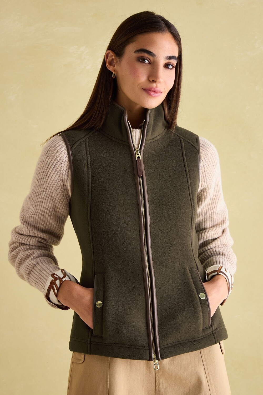 

Жилет из флиса Fairbourne Joules, зеленый