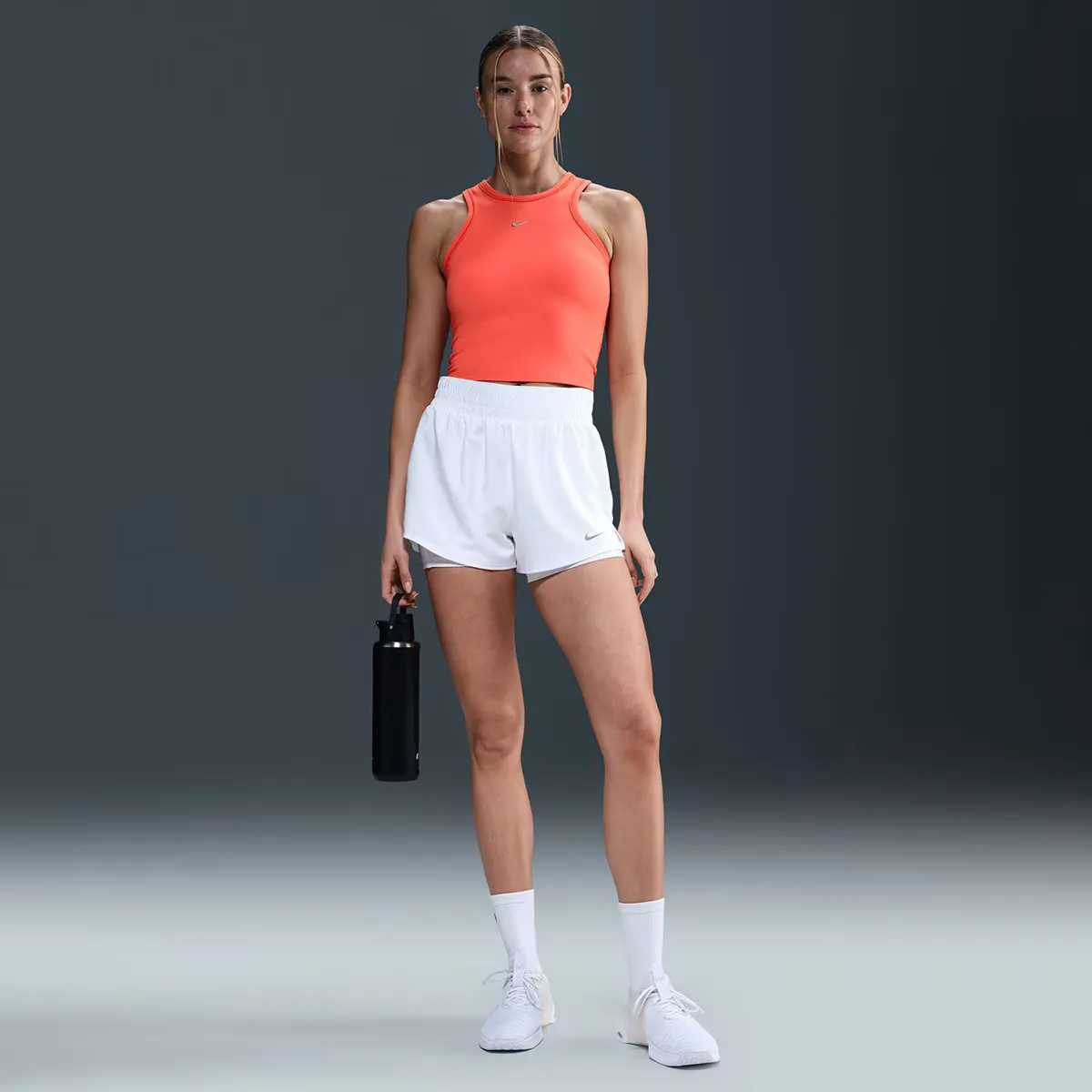 

Женская футболка Nike One Fit DF Crop Tank, оранжевый