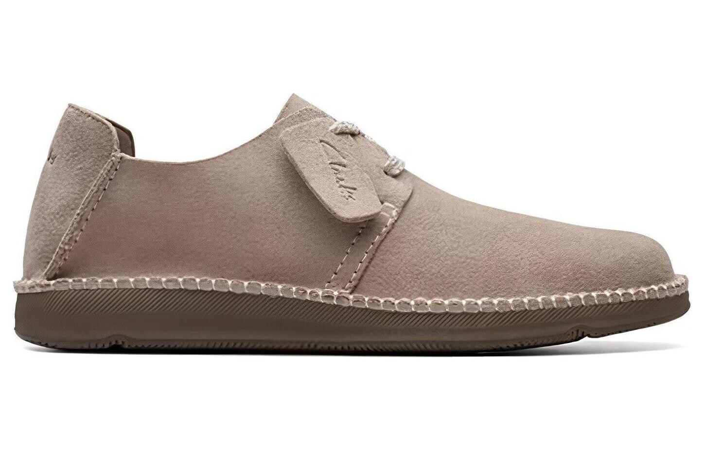 Мужские повседневные мужские низкие серые Clarks — фото 2
