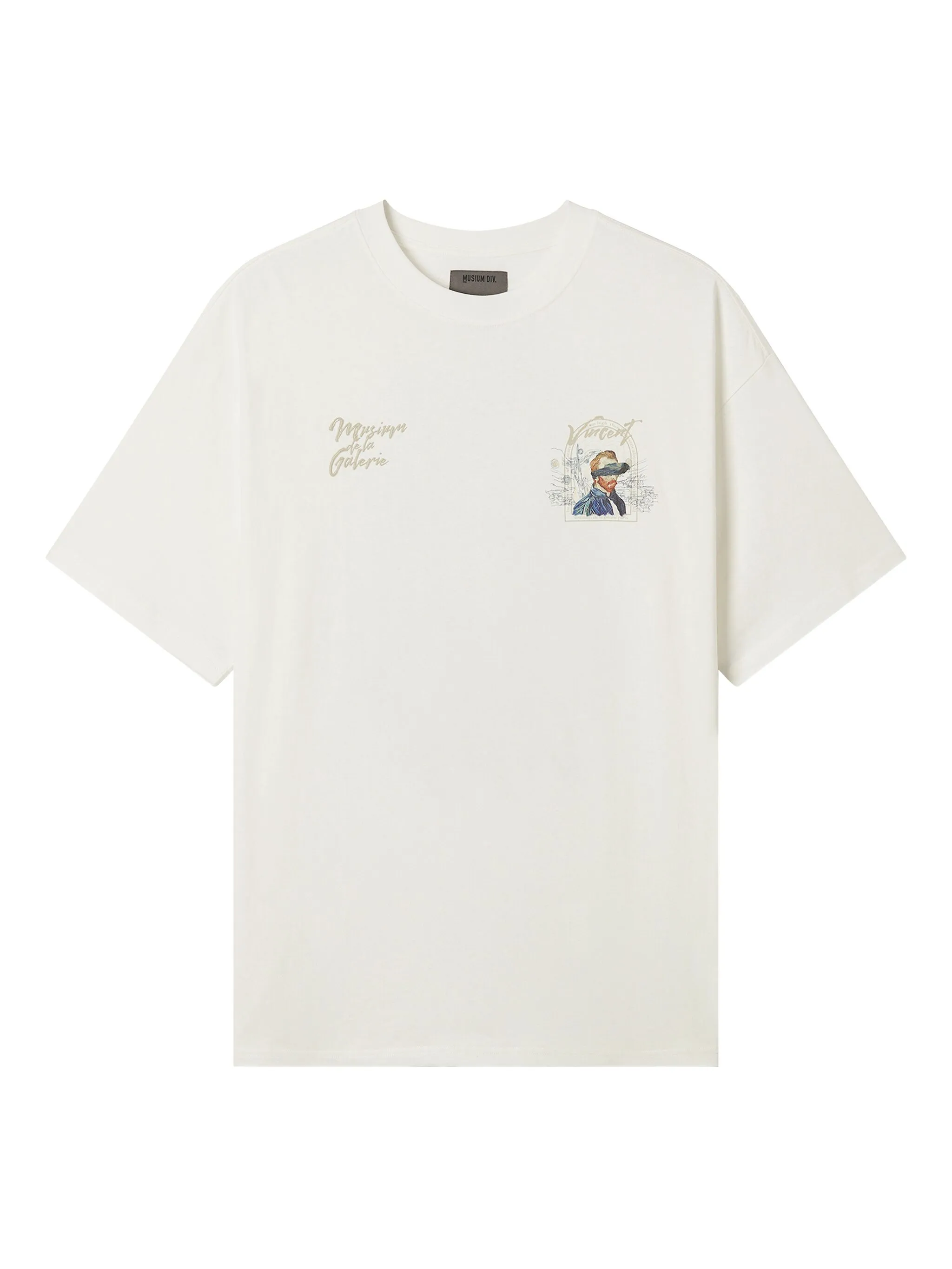 

Футболка с принтом Musium Div., белый