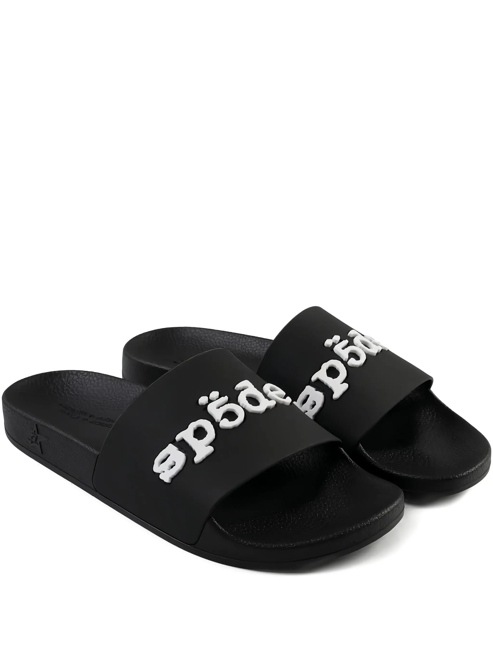 

Шлепанцы с тисненым логотипом Sp5Der, черный