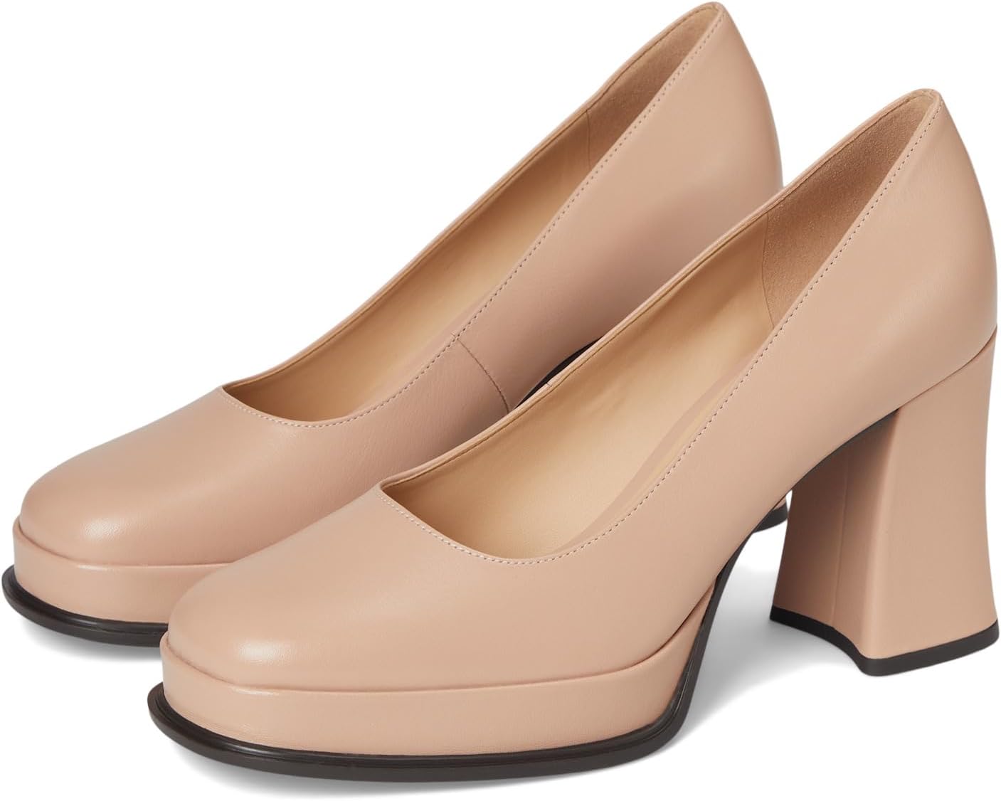 Туфли COACH Women's Sculpted C Leather Pumps, Pale Blush