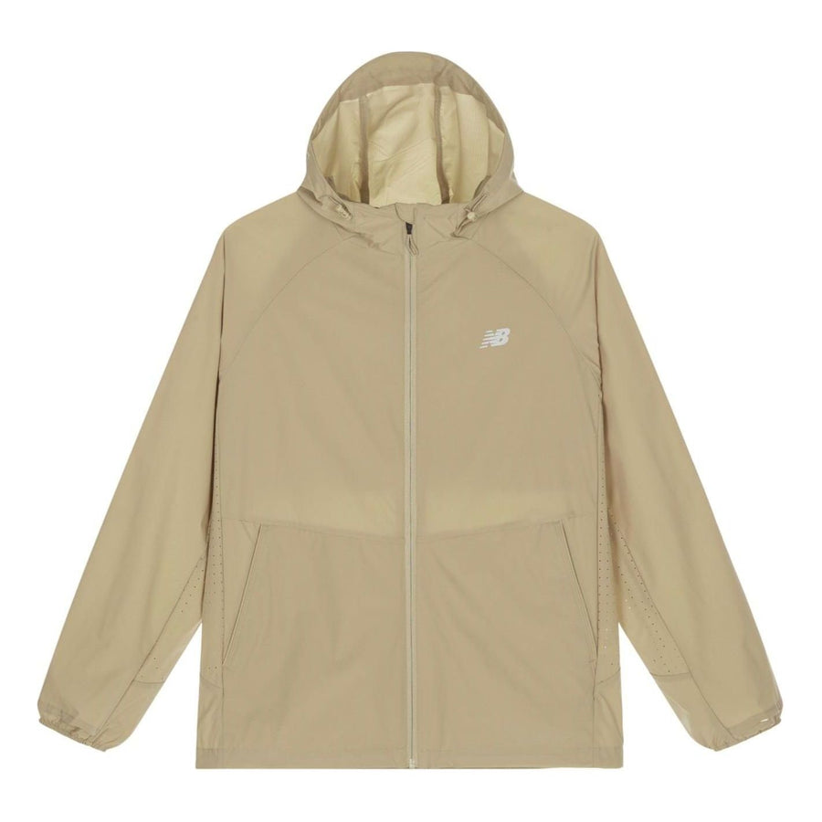 

Куртка New Balance 'Runners Aren't Normal' Hooded Jacket 'Khaki', бежевый