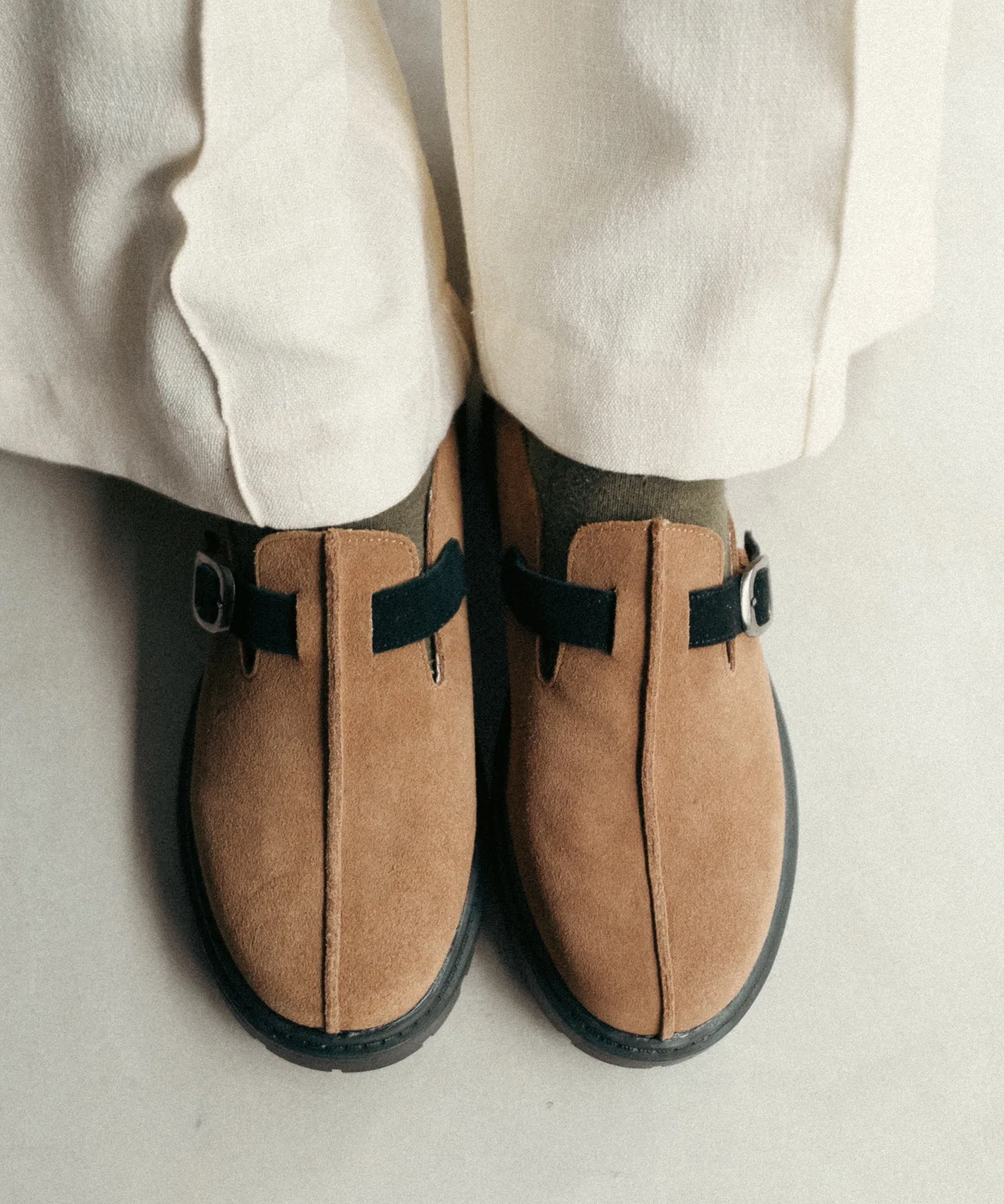 Мужские сабо cii Split Leather Mule Sabot — фото 2