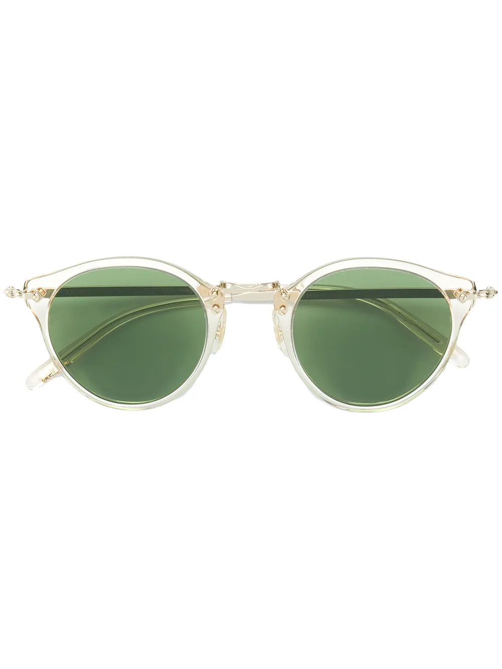 

Солнцезащитные очки в круглой оправе Oliver Peoples, металлик