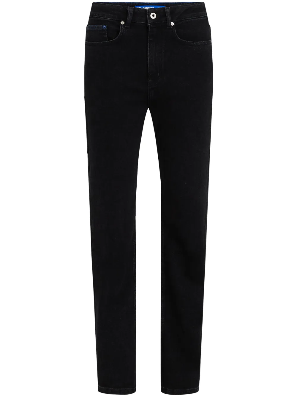 

Прямые джинсы с завышенной талией Karl Lagerfeld Jeans, черный