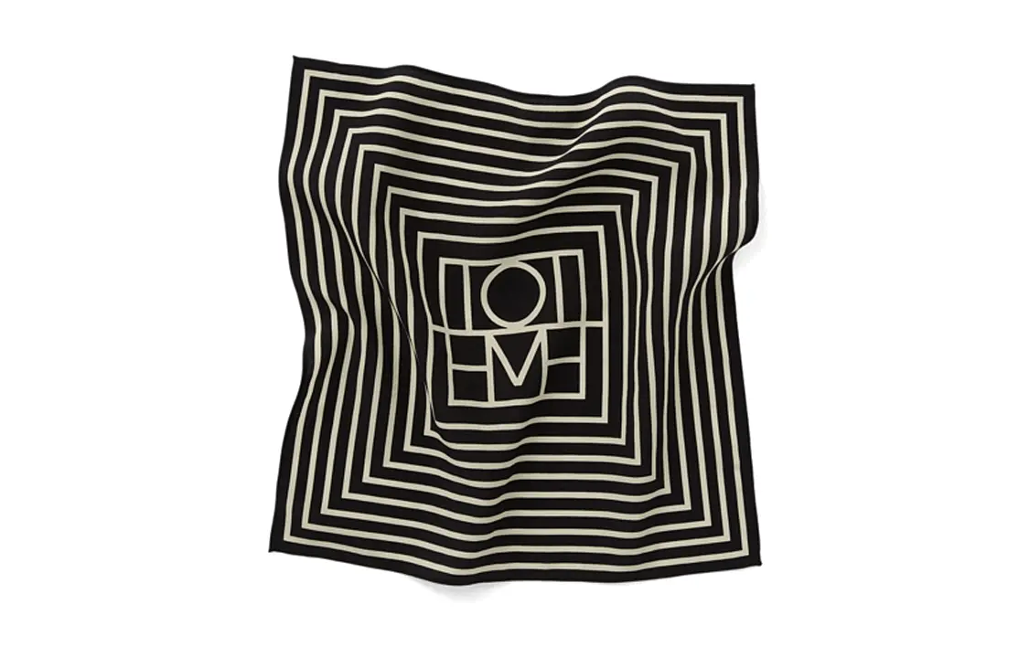 

Шелковый платок Women's Black TOTEME