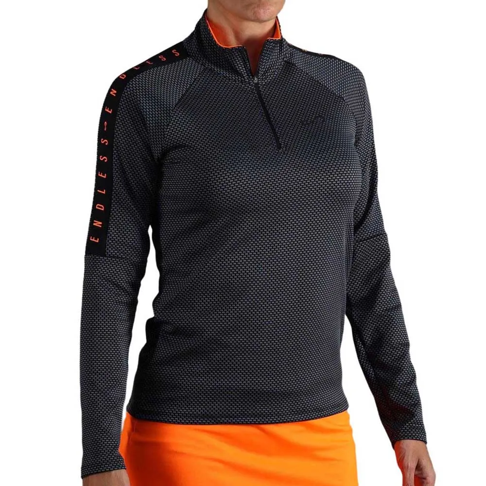 

Толстовка Endless Kirsch ii half zip, черный
