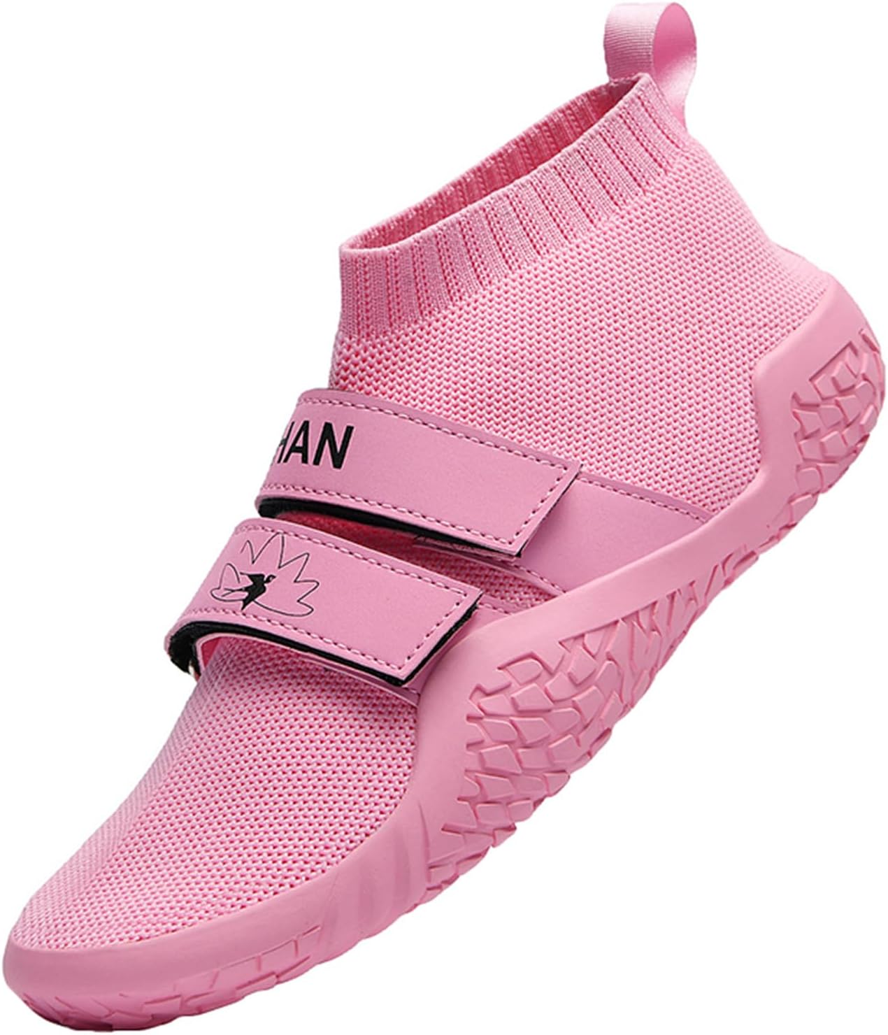 

Мужские и женские штангетные туфли JiuQing, баскетбольные носки для йоги, кроссовки для фитнеса и тренажерного зала, розовый