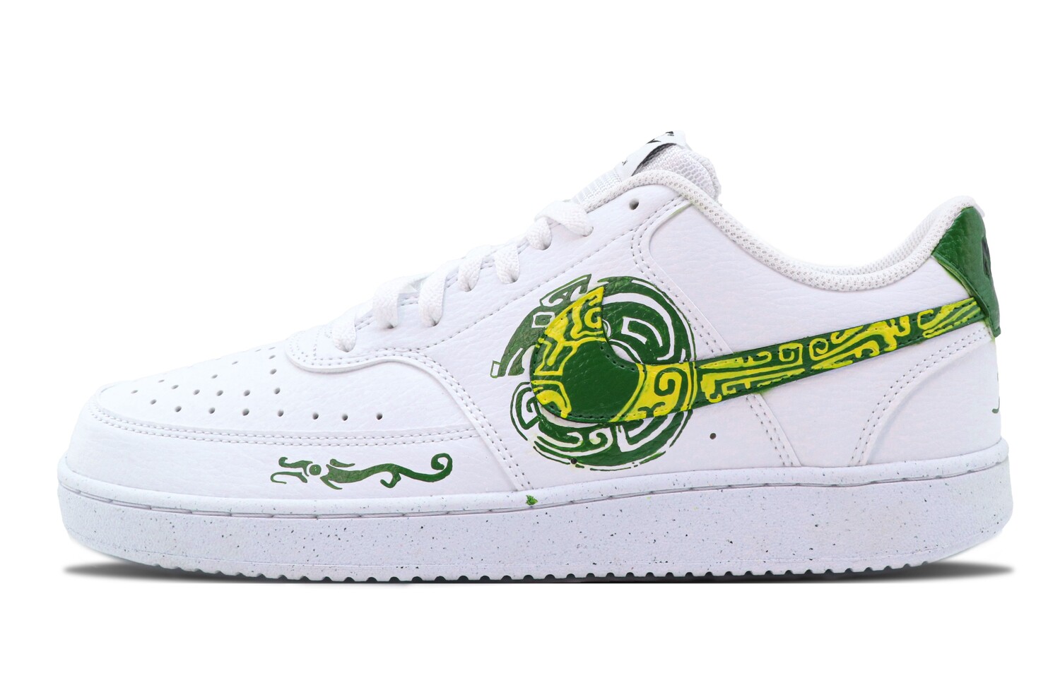 

Кроссовки Nike Court Vision 1 Skateboarding Shoes Men Low-top Green, белый