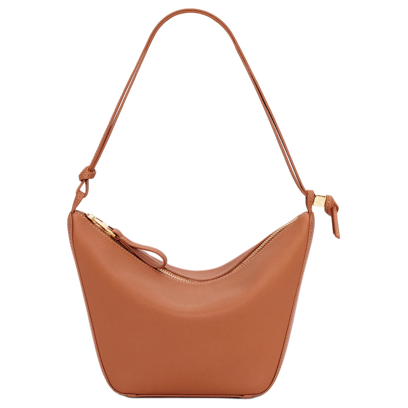 

LOEWE Хобо из воловьей кожи мини для женщин бежевый