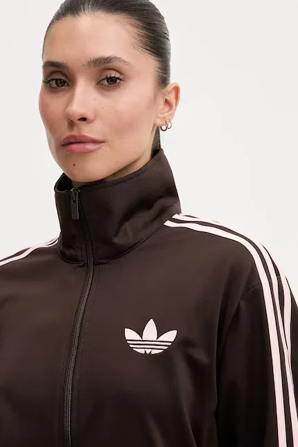 Олимпийка Adidas Originals, коричневый — фото 4