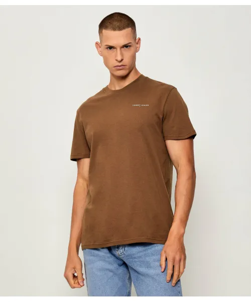 

Футболка Slim fit Tommy Jeans, коричневый