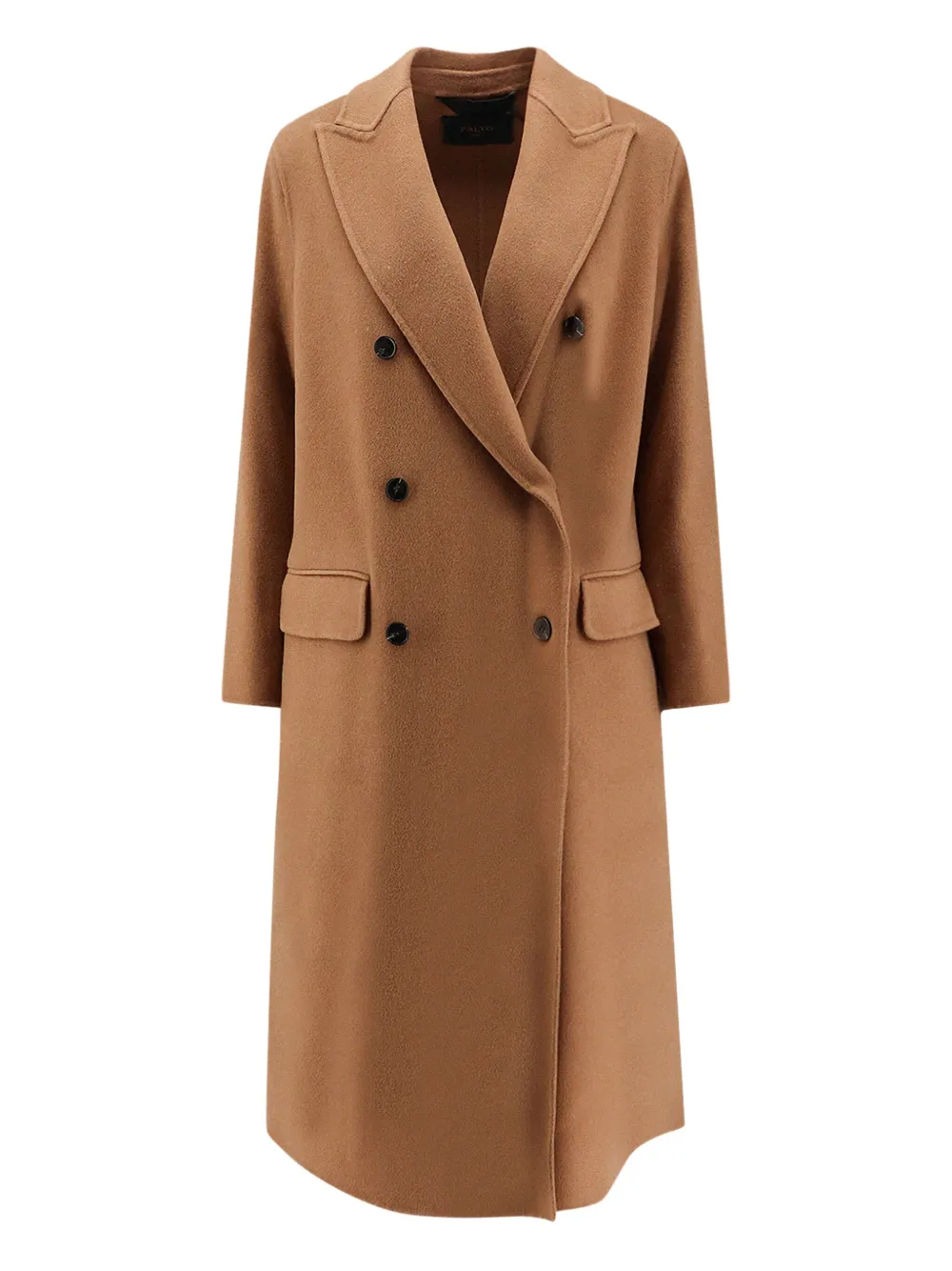 

Двубортное пальто с заострёнными лацканами Paltò, коричневый