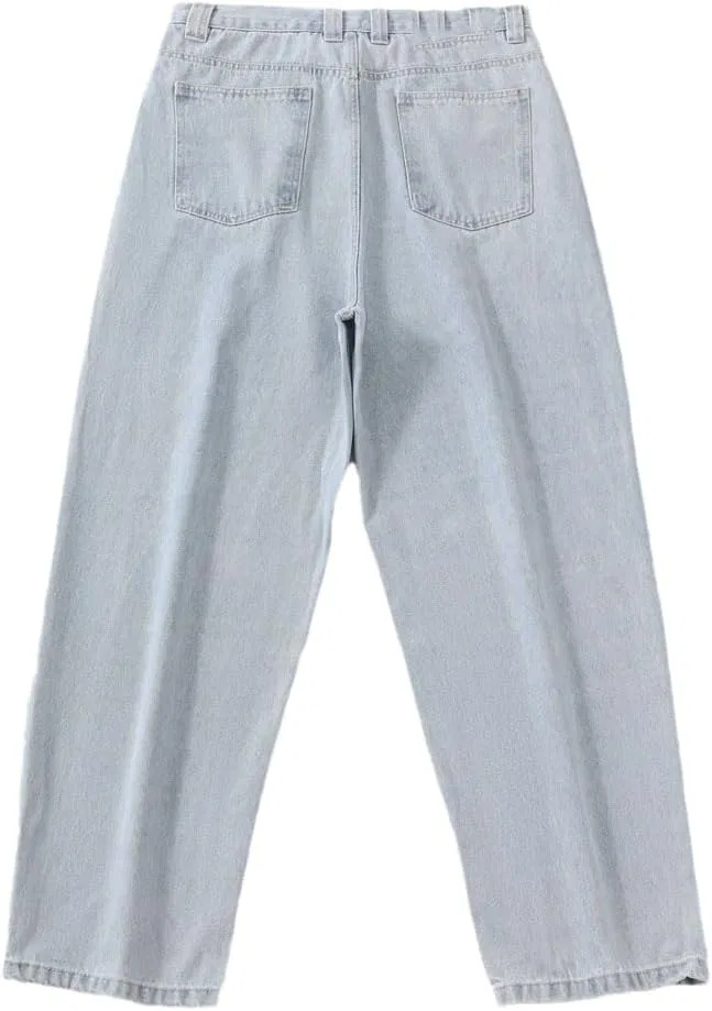 Джинсы мешковатые Men’S High Waist, Light Blue