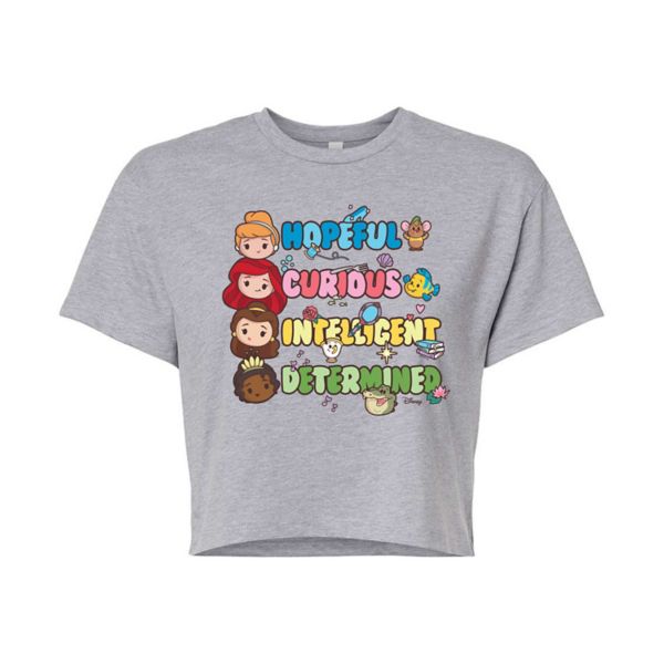 

Укороченная футболка с прилагательными для юниоров Princess Juniors Disney, серый