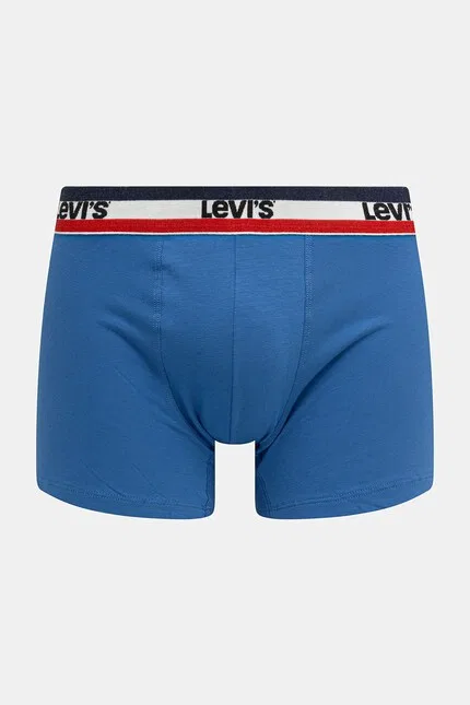 Боксеры мужские хлопковые 6 шт Levi's, синий — фото 3