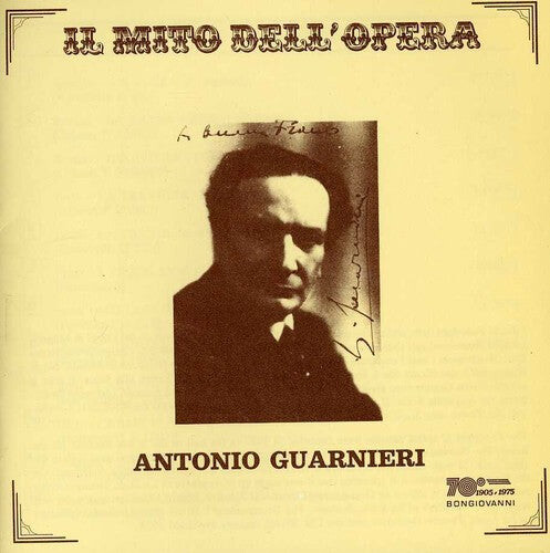 

CD диск Guarnieri, Antonio: Il Mito Dell'opera: Antonio Guarnieri