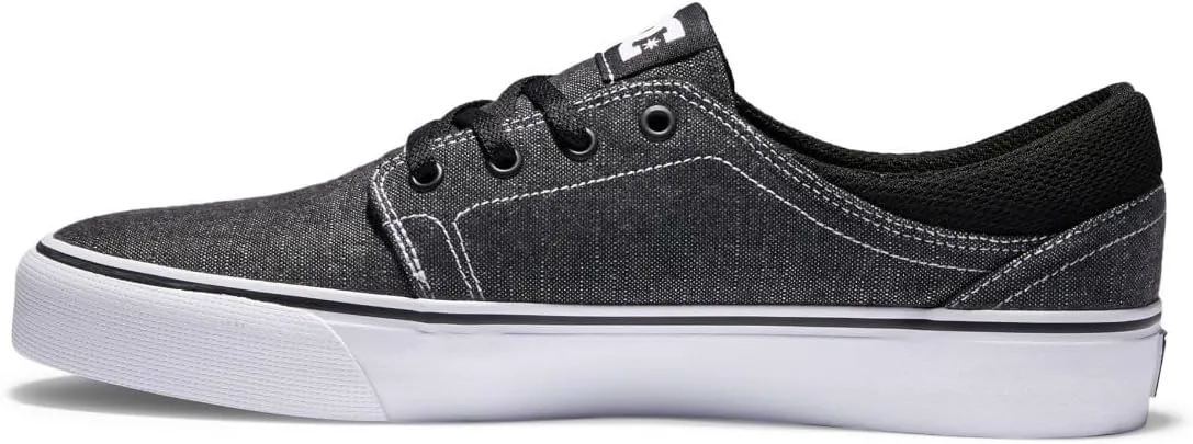 Мужские кроссовки для скейтборда DC Shoes Trase Tx Se, черно-белый — фото 4