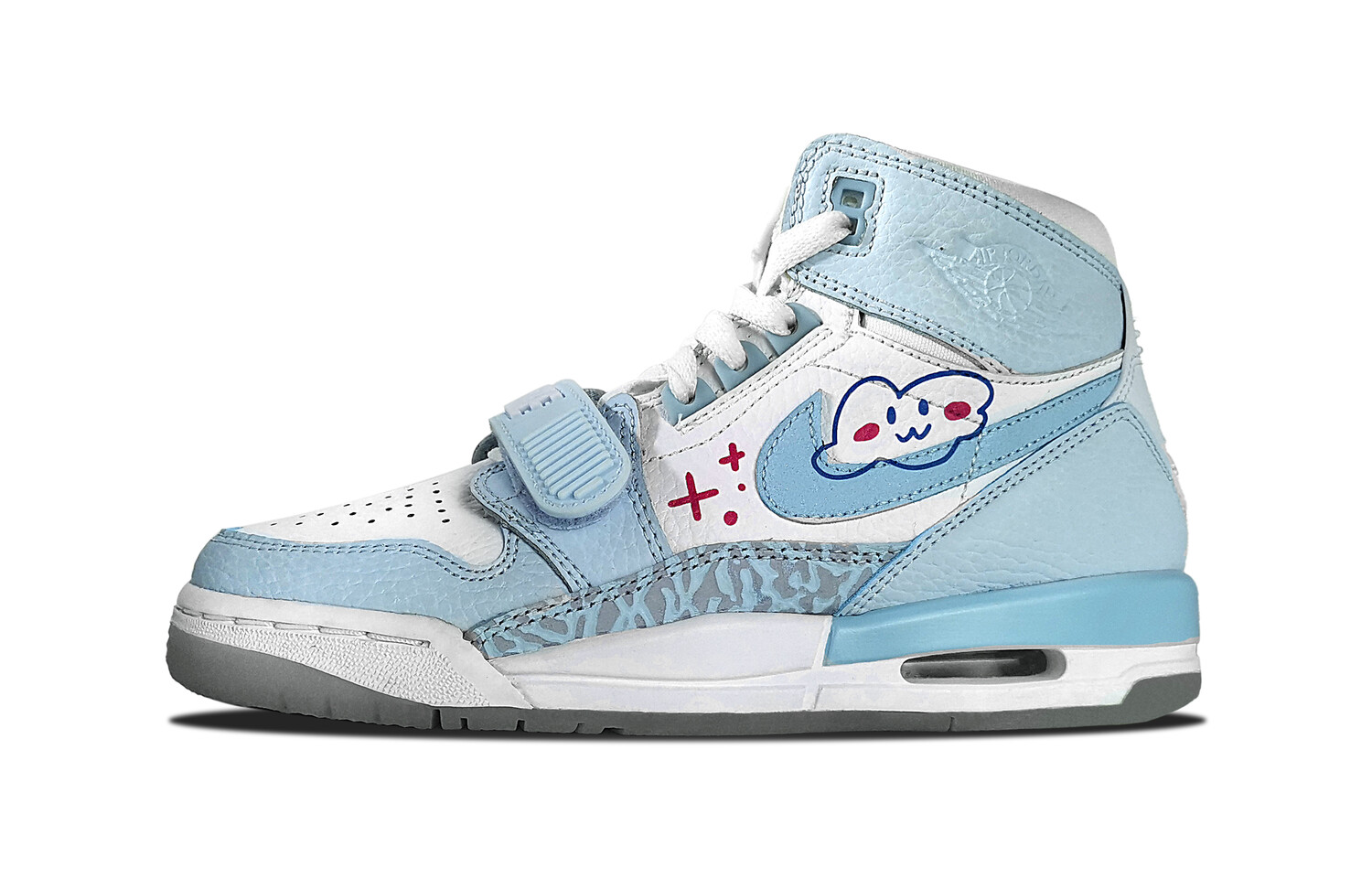 

Кроссовки Jordan Legacy 312 Vintage Basketball Shoes Women's High-top Red, голубой, Синий, Кроссовки Jordan Legacy 312 Vintage Basketball Shoes Women's High-top Red, голубой