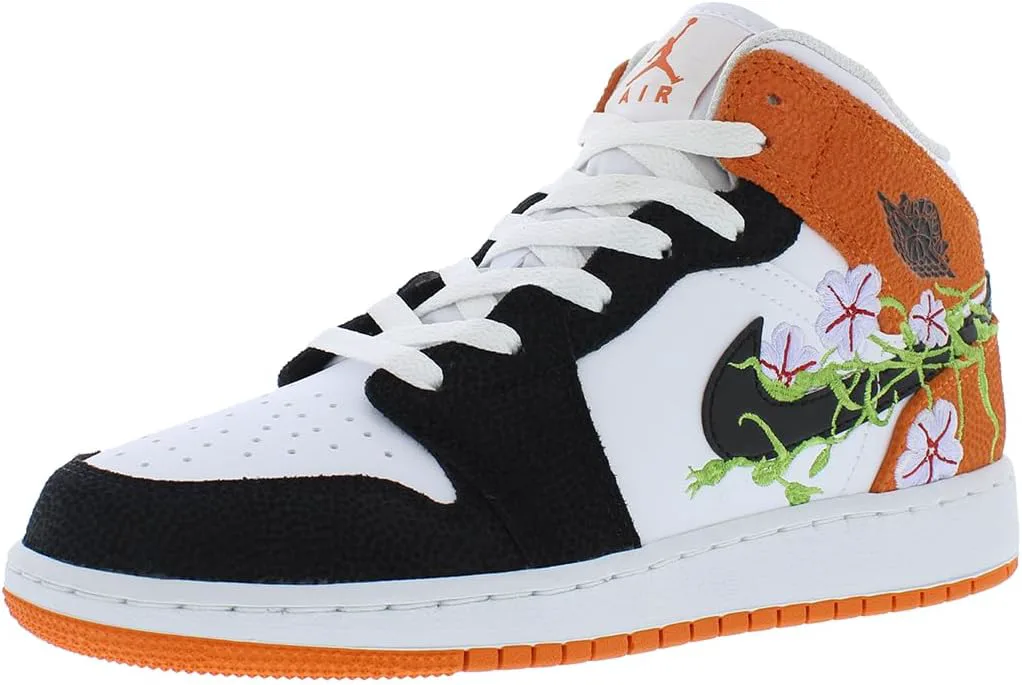 Мужские баскетбольные кроссовки Nike Air Jordan 1 Mid, белый — фото 4