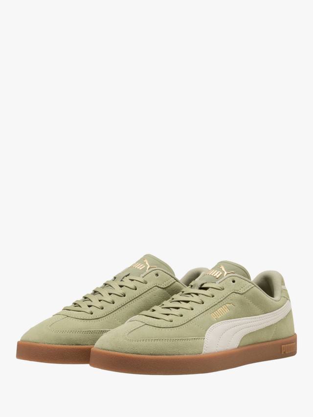 Club II Era замшевые шнурованные кроссовки PUMA, Green/Multi — фото 2