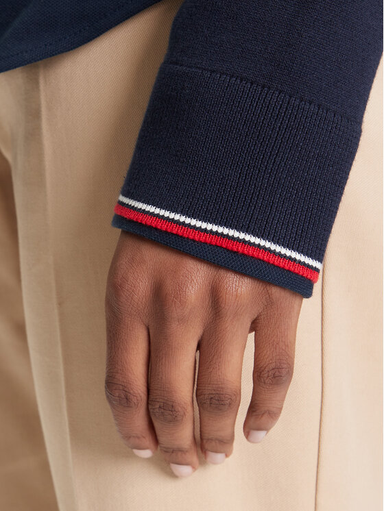 Свитер обычного кроя WW0WW44984 Tommy Hilfiger, синий — фото 4