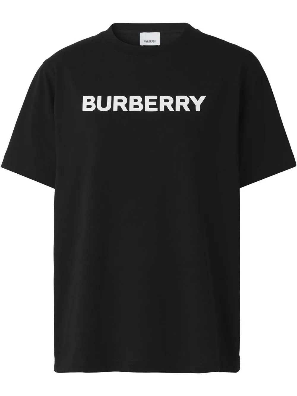 

Футболка с логотипом BURBERRY, черный