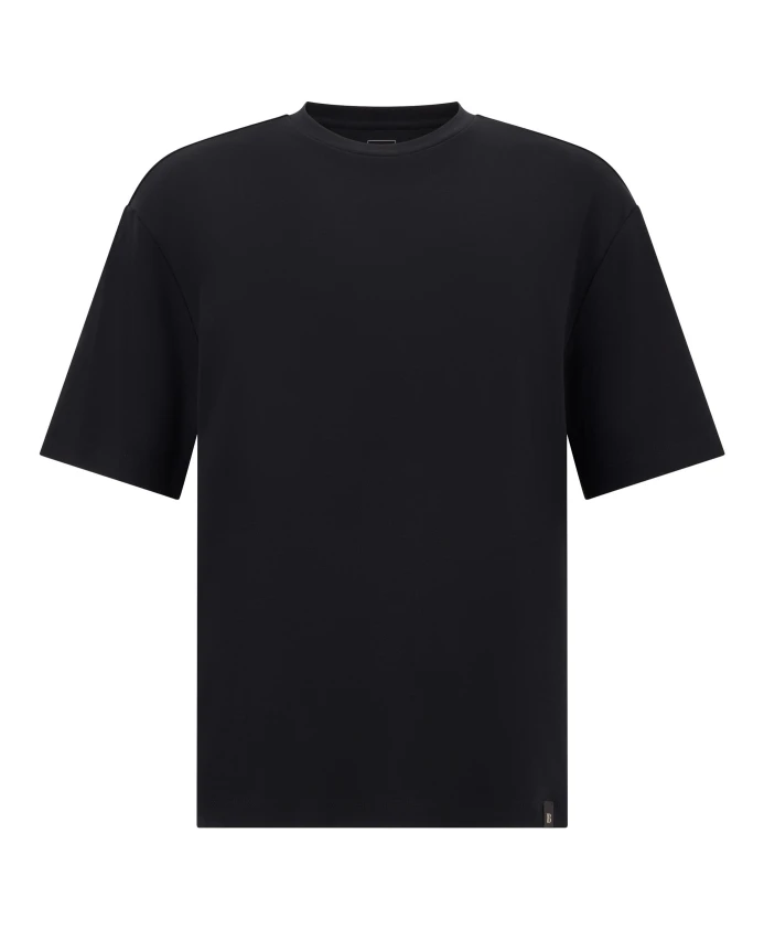 

Футболка из хлопка пима Boggi Milano, черный