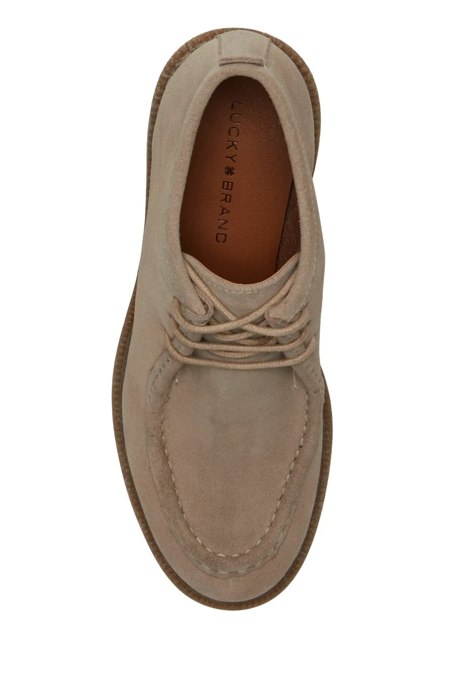 Lucky Brand Hollia Ботинки женские Castaro кожаные на квадратном каблуке, коричневый — фото 4