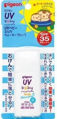 Солнцезащитный лосьон Pigeon UV Baby Milk Waterproof SPF 35 30 г