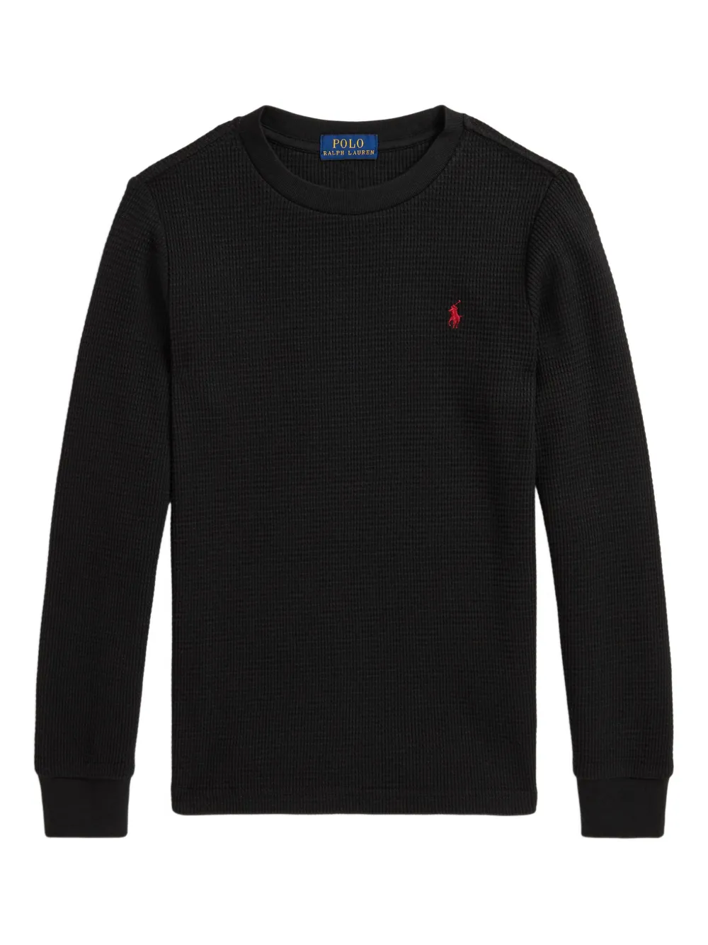 

Фактурная толстовка POLO RALPH LAUREN KIDS, черный