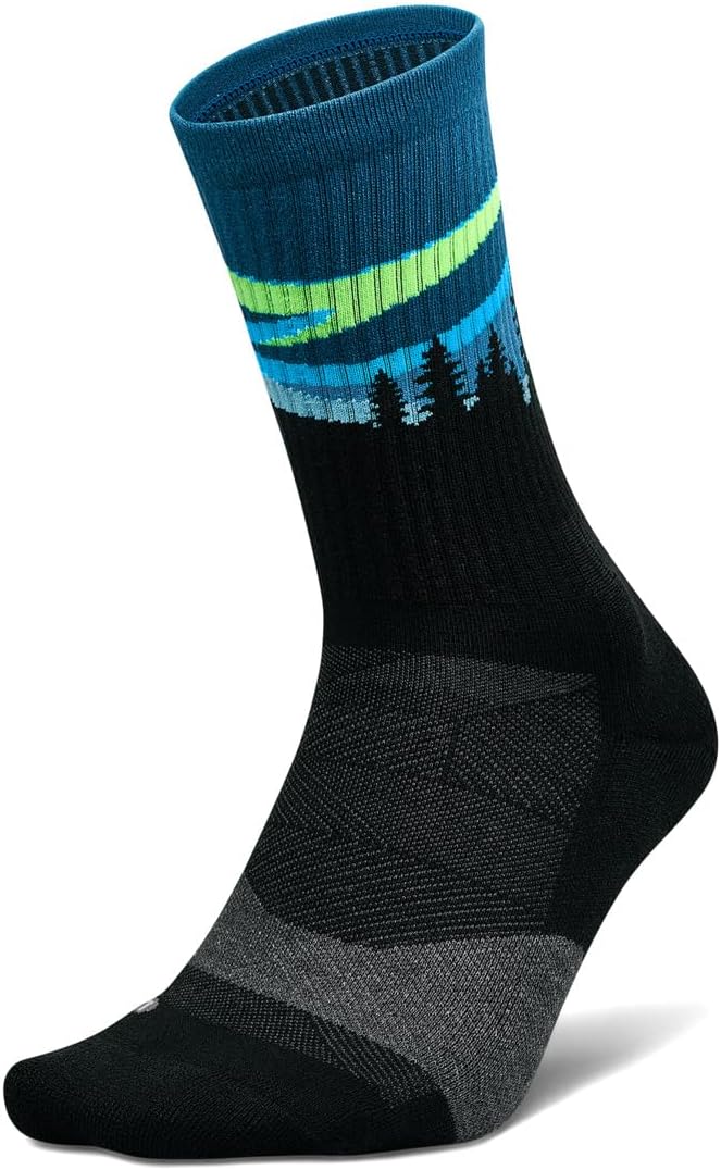 

Носки Feetures Trail Max Cushion Mini Crew, цвет Blue Aurora