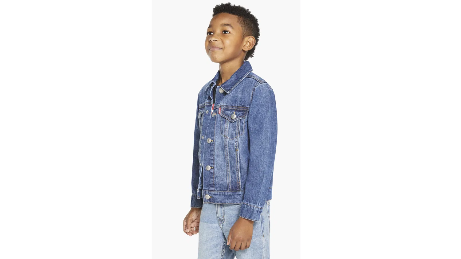 Детская куртка-тракер для мальчиков 4-7 лет Levi's, Medium Wash