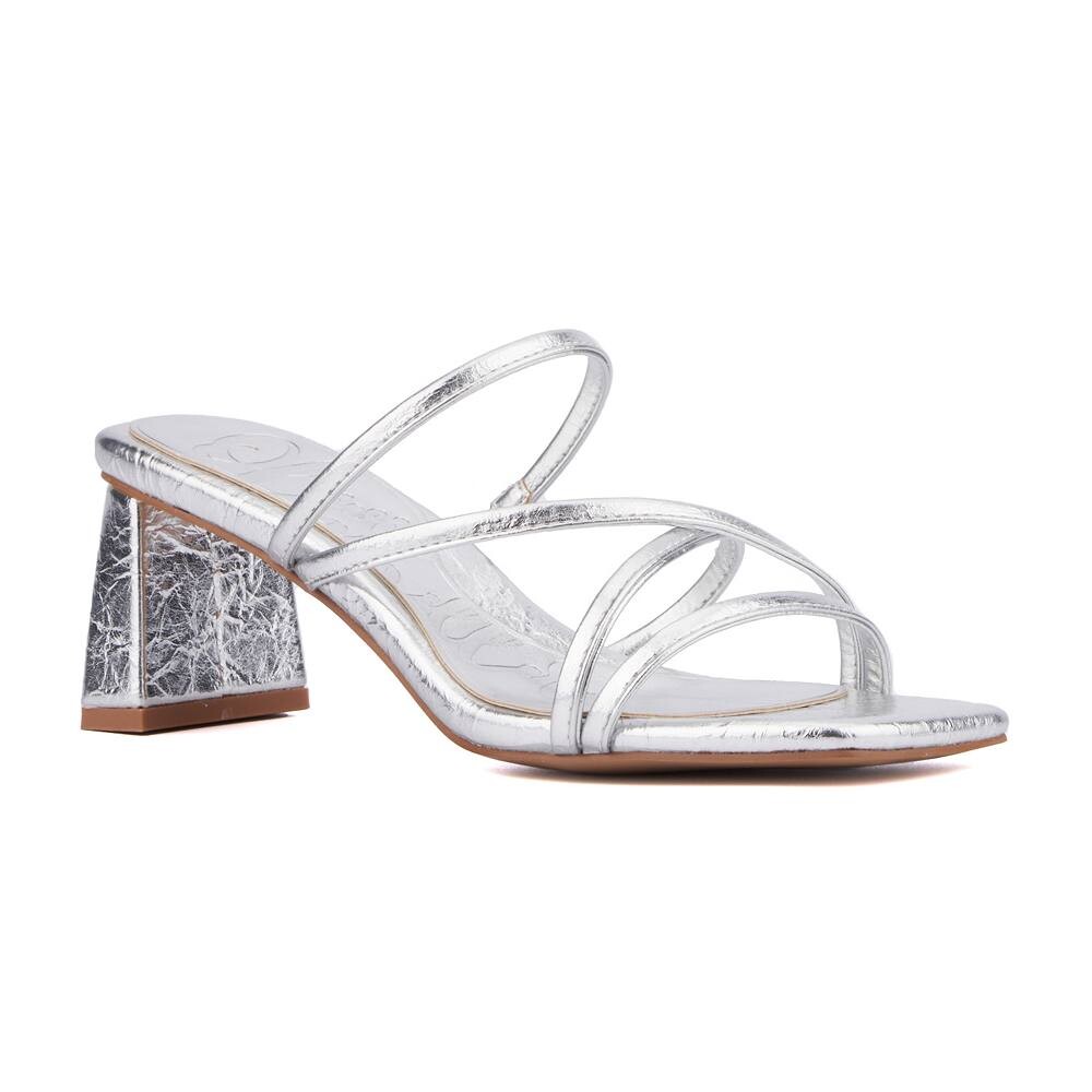 Женские классические сандалии Olivia Miller Limelight, цвет Silver