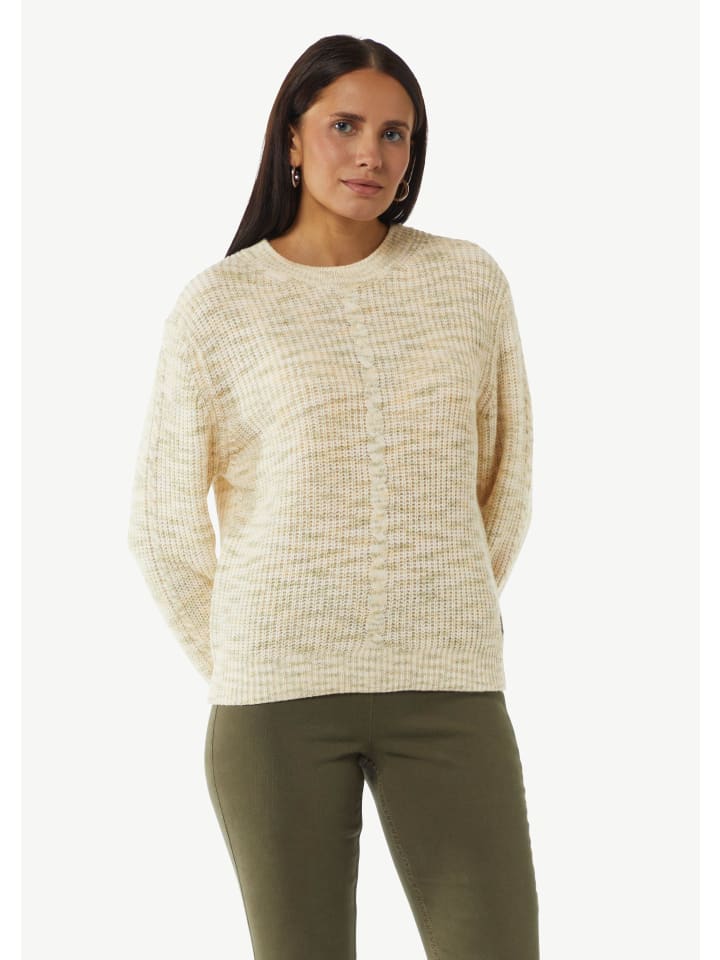 

Пуловер comma CI Strickpullover langarm, белый