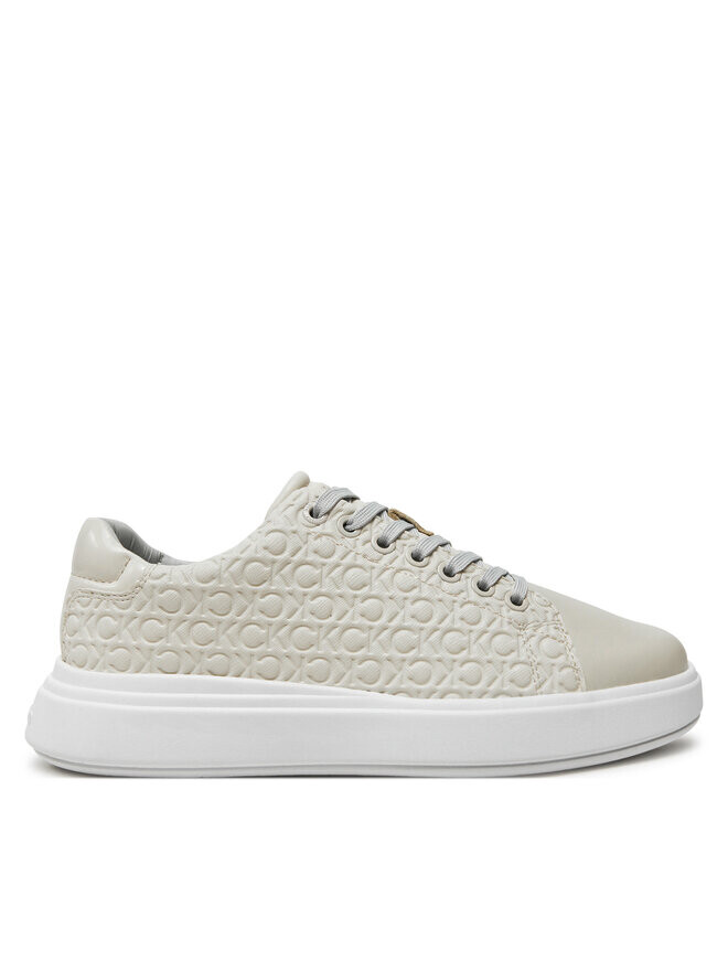 

Кроссовки Calvin Klein Cupsole Lace Up Saff Mono HW0HW02103, бежевый