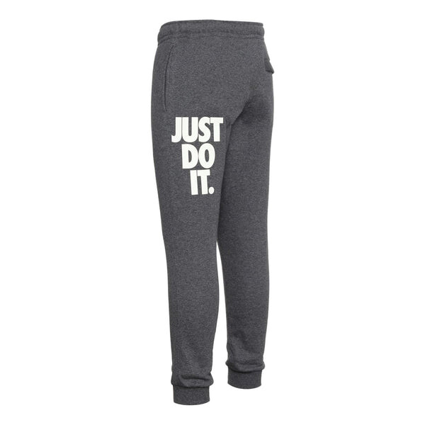 

Брюки alphabet fleece lined stay warm knit sports pants gray Nike, серый
