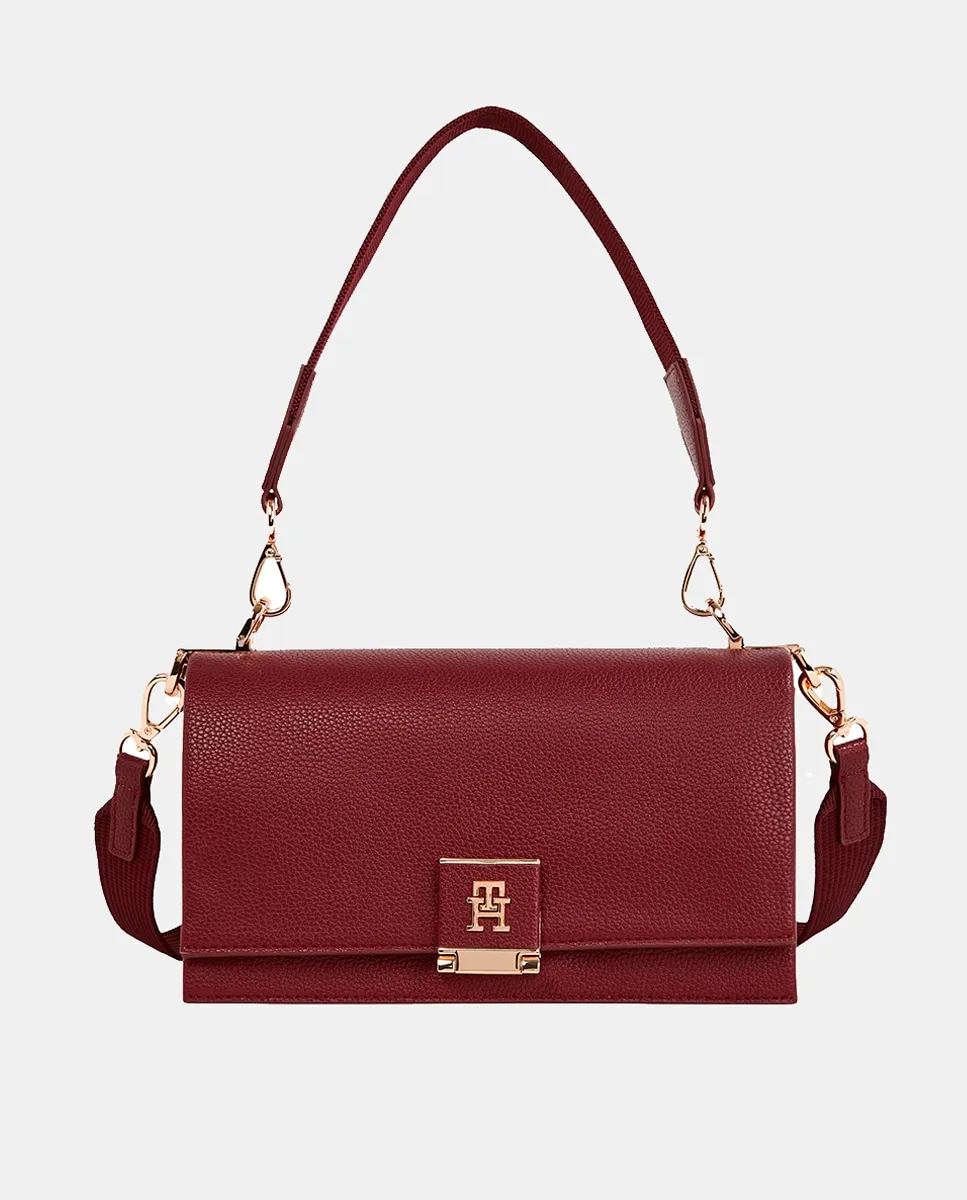 

Бордовая сумка через плечо Tommy Hilfiger