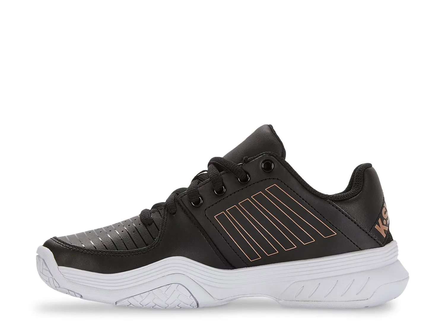 Кроссовки Court Express Pickleball Sneaker K-Swiss, черный/розовый — фото 3