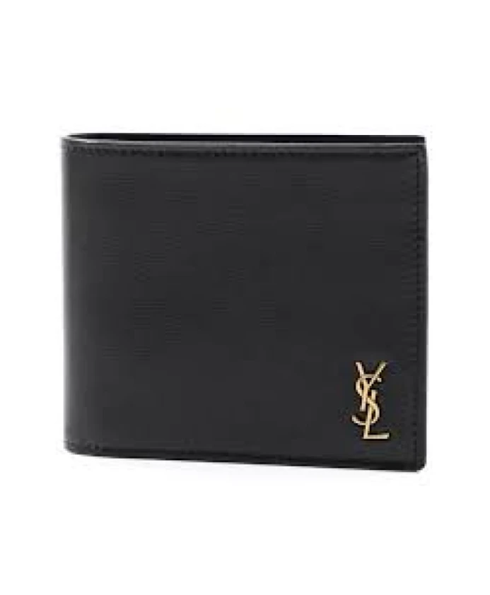 

Королевский кошелек на ладони Saint Laurent, черный