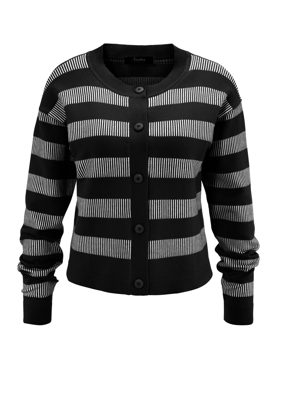 

Вязаный кардиган Aniston SELECTED, Black